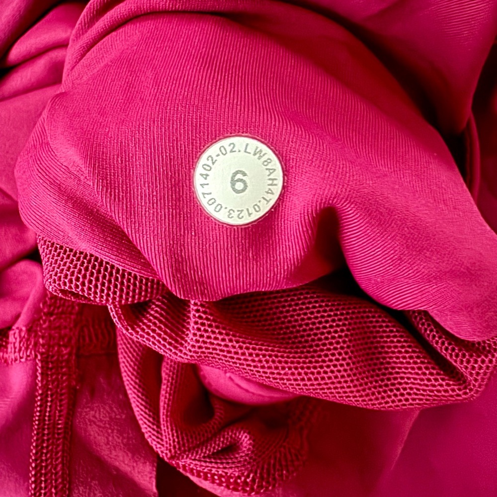 lululemon high rise court rival skirt *long 🎾 size 6 🎾 magenta purple - Picture 4 of 5